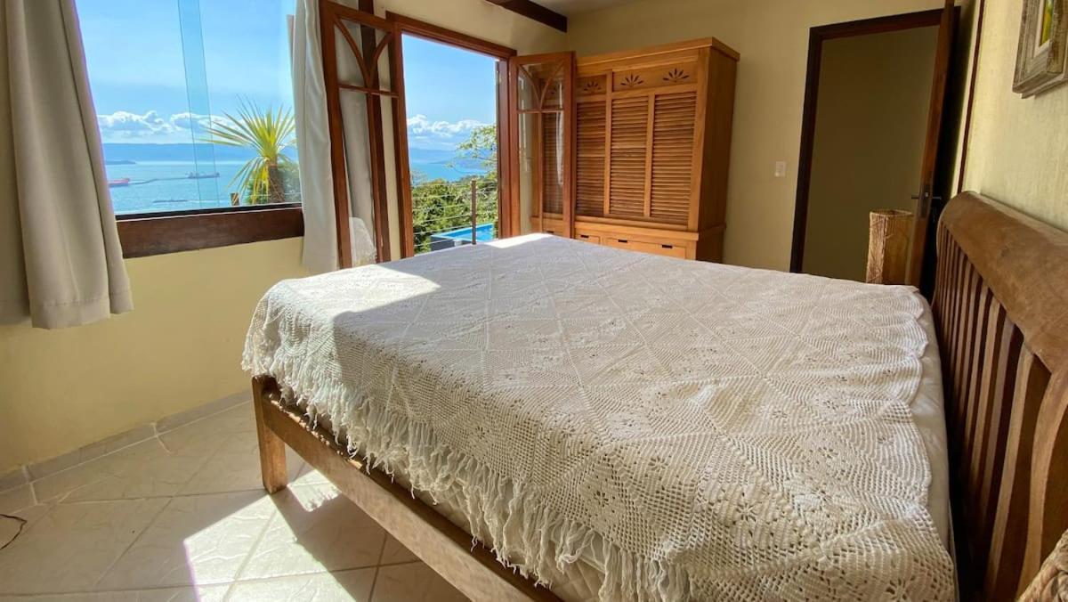 Vista Espetacular, Churrasqueira Gourmet E Piscina Aquecida * Ilhabela